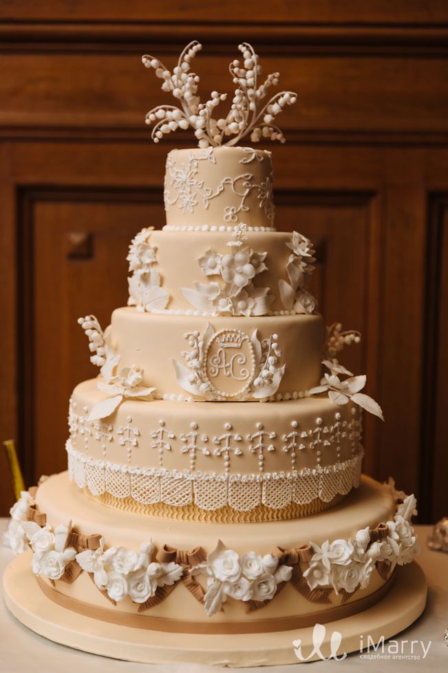 Как рассчитать размер свадебного торта?