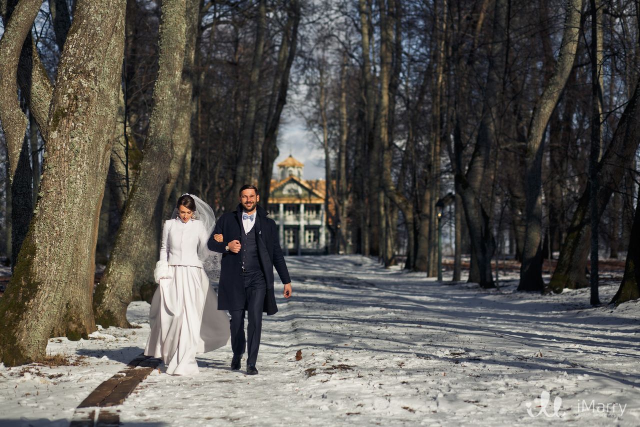 Свадьба в Русском стиле зимой