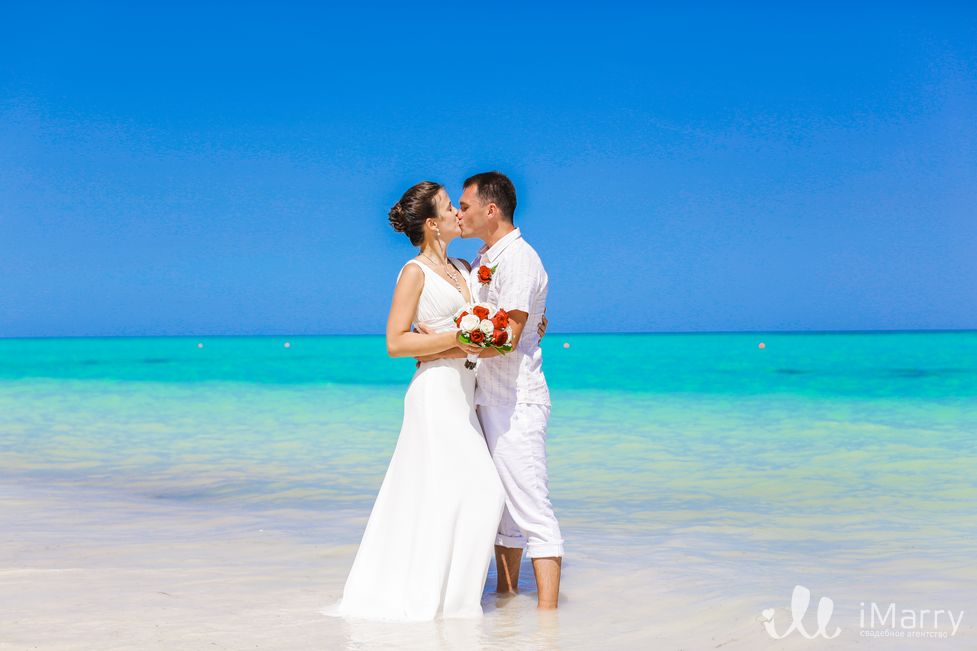 Свадьба На пляже Кап-Кана Доминиканская республика